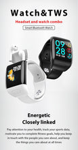 Load image into Gallery viewer, Smart Watch G36 2 in 1 Unisex Sports Version 5.0 Wireless Earbuds - Amuzi
