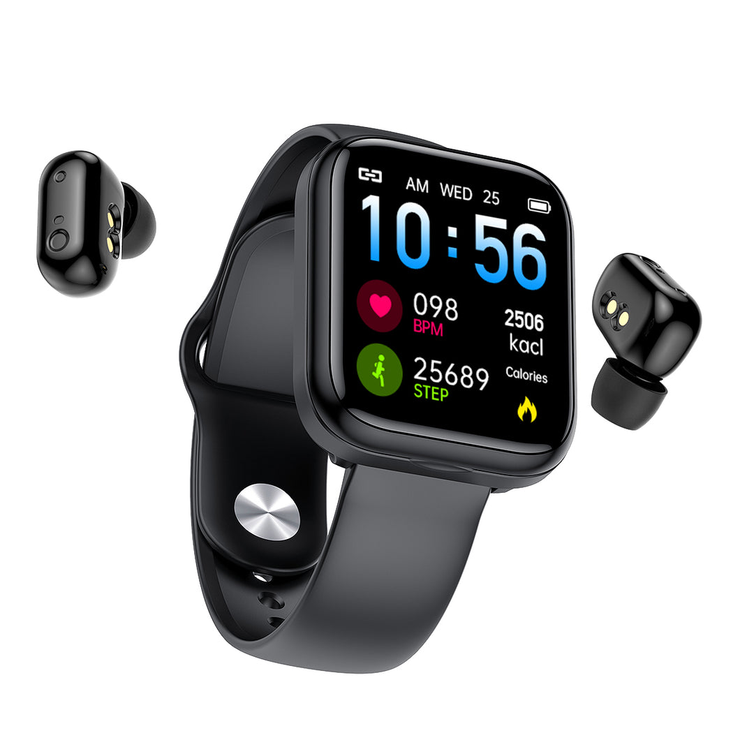 Smart Watch /Earphone Android/ IOS 2 in 1 Unisex - Amuzi