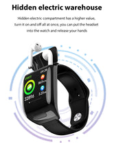Load image into Gallery viewer, Smart Watch G36 2 in 1 Unisex Sports Version 5.0 Wireless Earbuds - Amuzi
