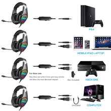 Load image into Gallery viewer, Computer Gaming Headphones With Microphone J20 For Ps4 Xbox One - Amuzi
