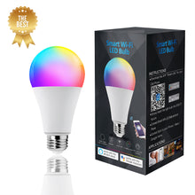 Load image into Gallery viewer, Remote Colorful RGB LED Light Dimmable Alexa Intelligent WIFI Smart Bulb
