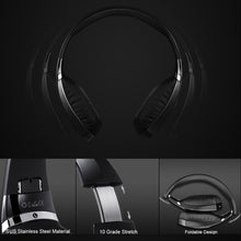 Load image into Gallery viewer, Headphones noise cancelling wireless Bluetooth radio, SD card music gaming  -  Amuzi
