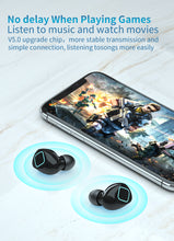 Load image into Gallery viewer, Earphones TWS BTV 5.1 Twins Wireless Charging Compartment NM6 - Amuzi
