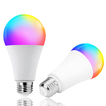 Load image into Gallery viewer, Remote Colorful RGB LED Light Dimmable Alexa Intelligent WIFI Smart Bulb
